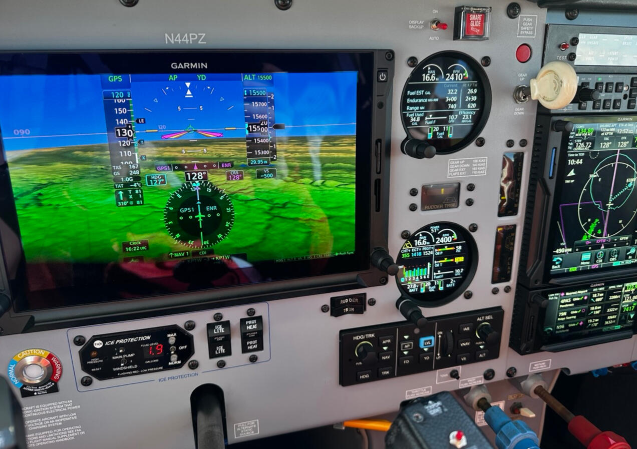 Cockpit in-flight Cockpit in-flight